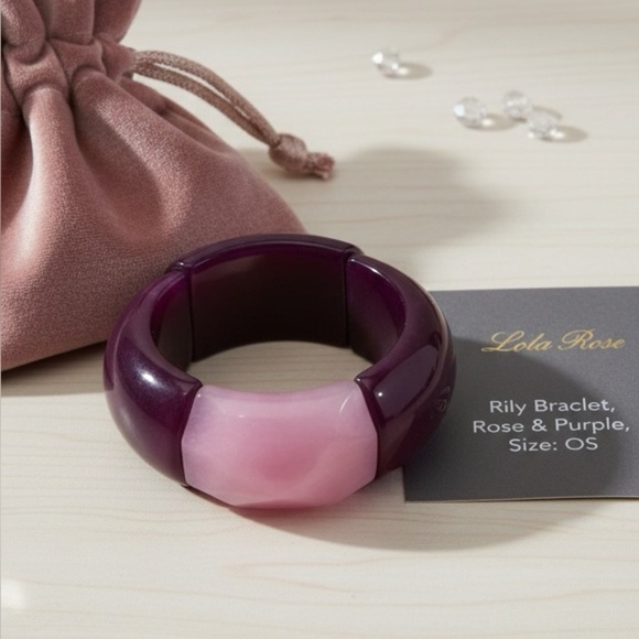 Lola Rose Rily Bracelet Rose and Pu… - Picture 1 of 5